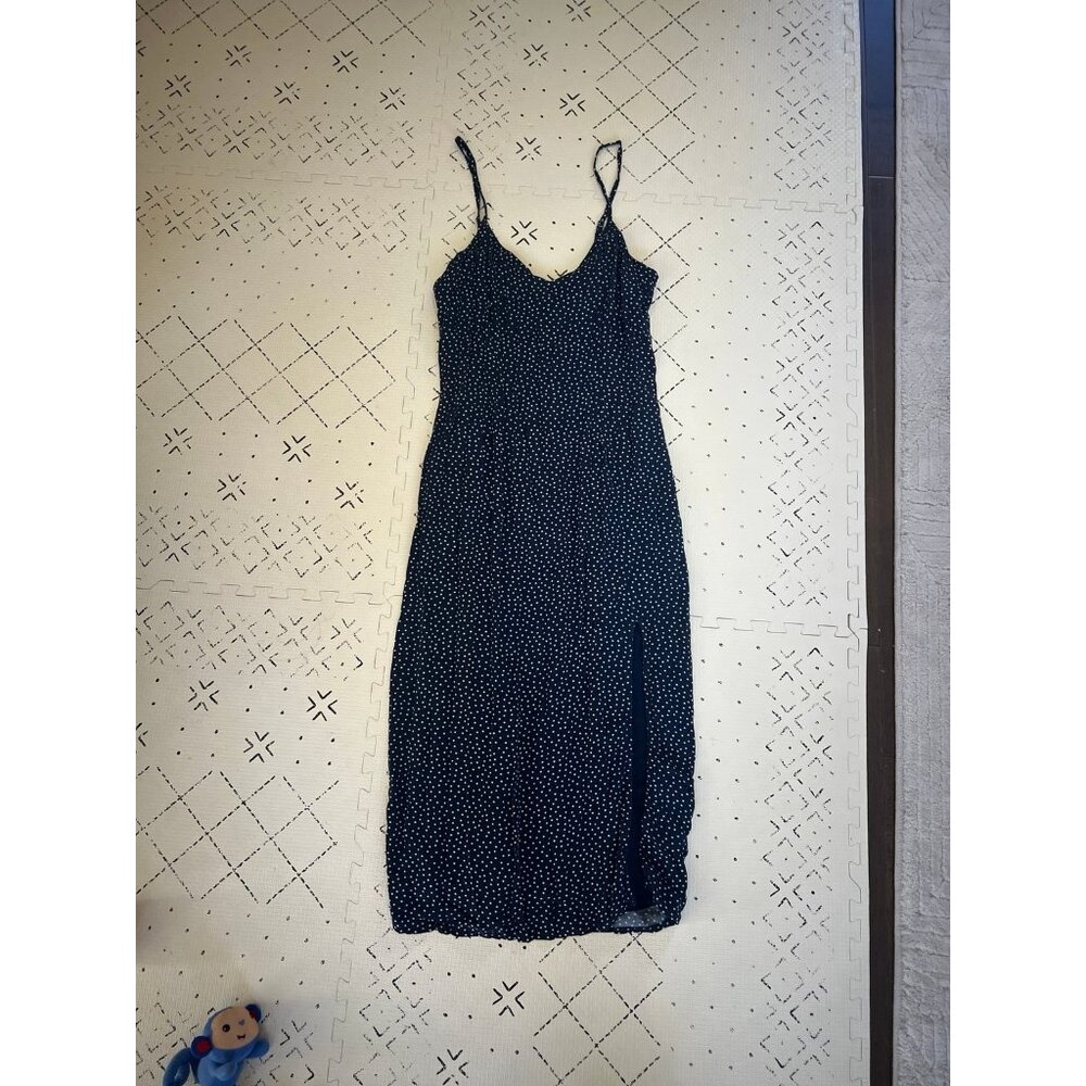 Abercrombie and Fitch Navy Polka Dot Dress